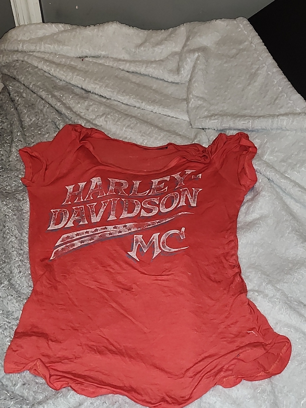 Harley-Davidson Coral Red Rhinestone